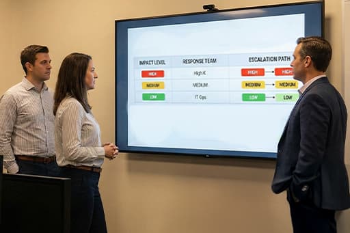 Priorities and escalation support workflow