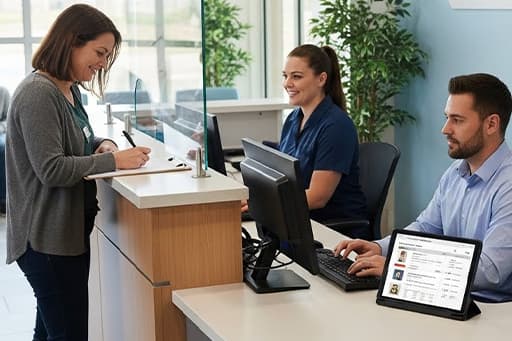 Patient registration solutions reducing intake bottlenecks